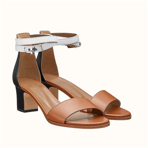 hermes heels sandals banded natural cream|Hermes sandal women.